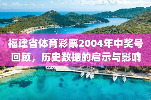 福建省体育彩票2004年中奖号回顾，历史数据的启示与影响