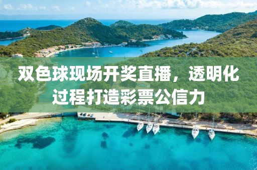 双色球现场开奖直播，透明化过程打造彩票公信力