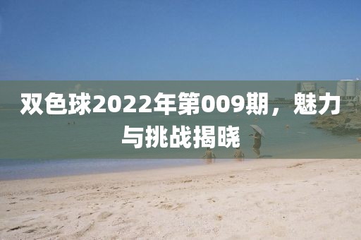 双色球2022年第009期，魅力与挑战揭晓