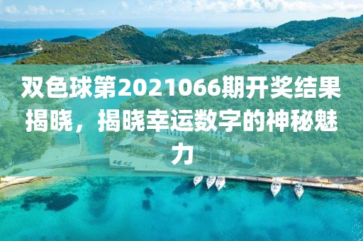 双色球第2021066期开奖结果揭晓，揭晓幸运数字的神秘魅力